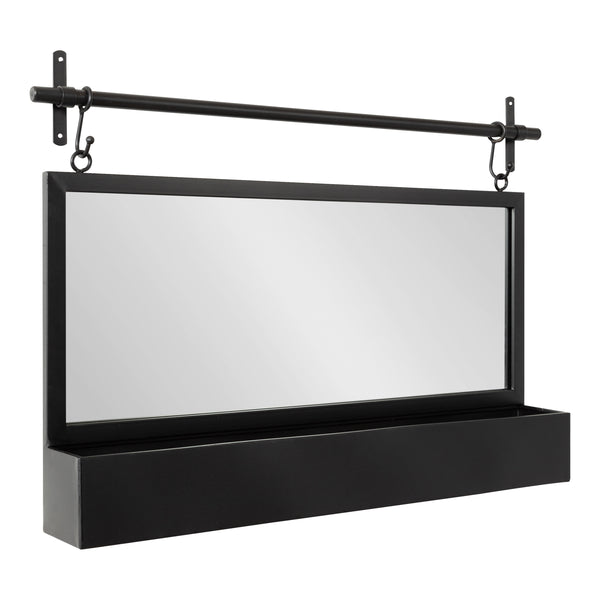 kate & laurel Gammons Wall Mirror with Shelf