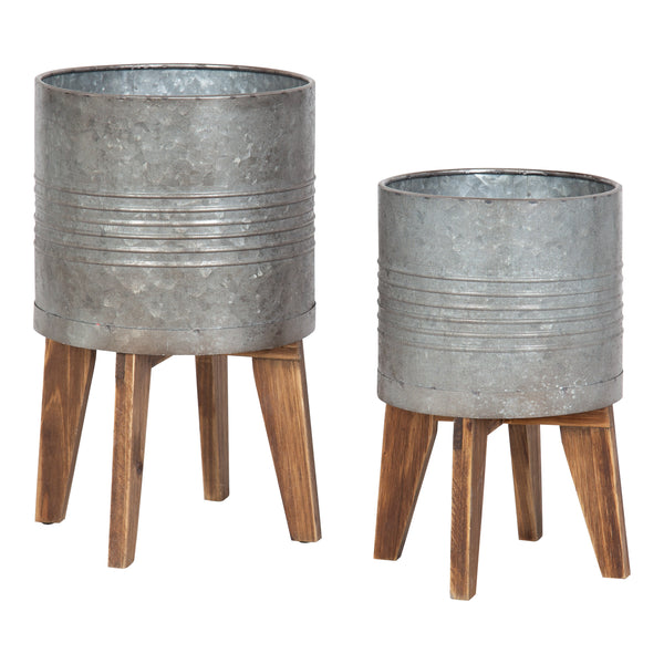Kate & Laurel Gavri Tabletop Planter Set