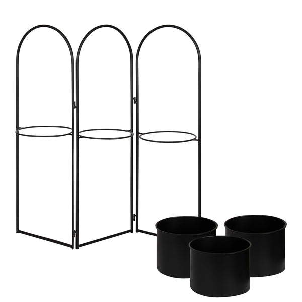 Kate & Laurel Gayla Metal Panel Planter