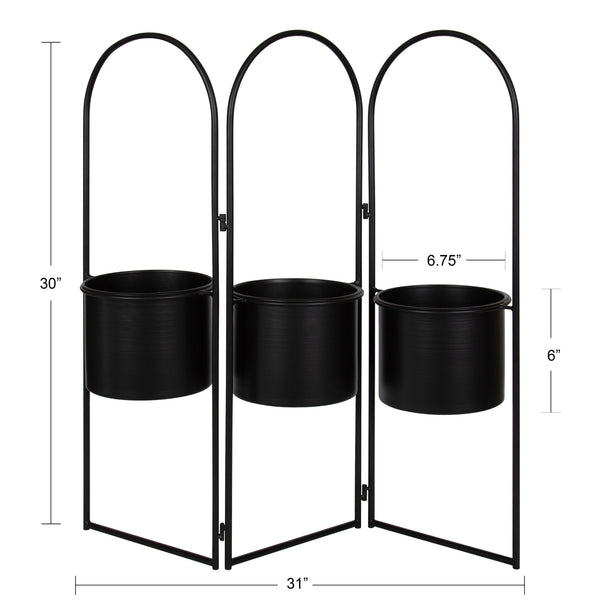 Kate & Laurel Gayla Metal Panel Planter