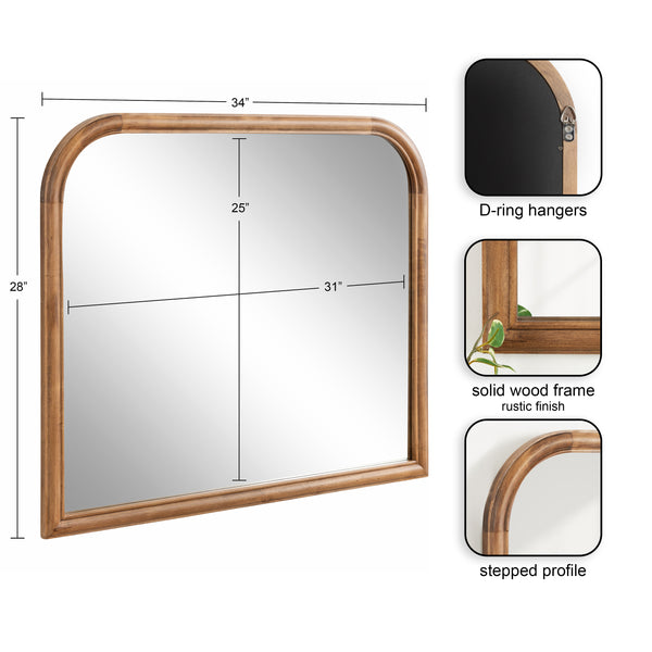 Kate & Laurel Glenby Arch Wall Mirror