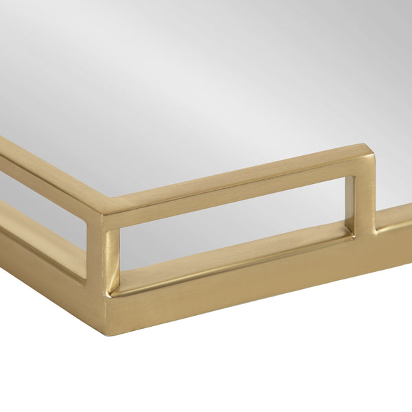 Kate & Laurel Gohana Hexagon Metal Tray