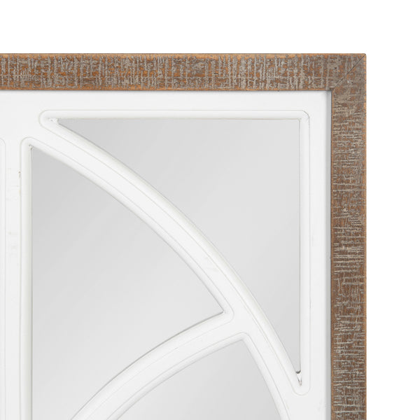 Kate & Laurel Gothard Windowpane Wall Mirror