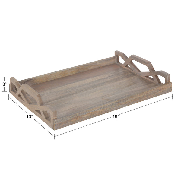 Kate & Laurel Grassley Decorative Wood Tray