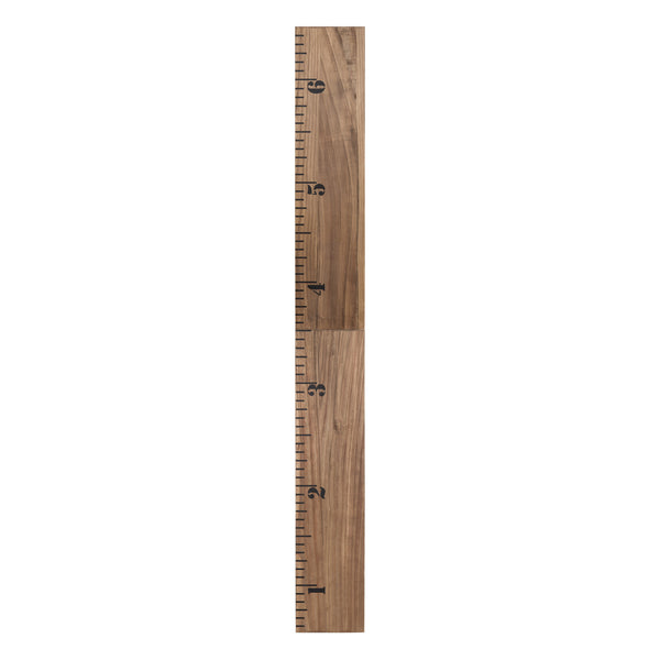 Kate & Laurel Growth Chart Wood Wall Ruler