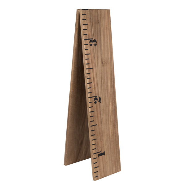 Kate & Laurel Growth Chart Wood Wall Ruler