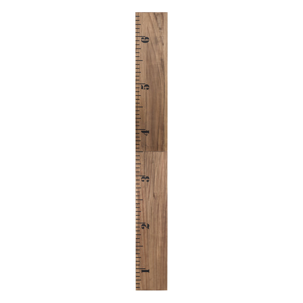 kate & laurel Growth Chart Wood Wall Ruler