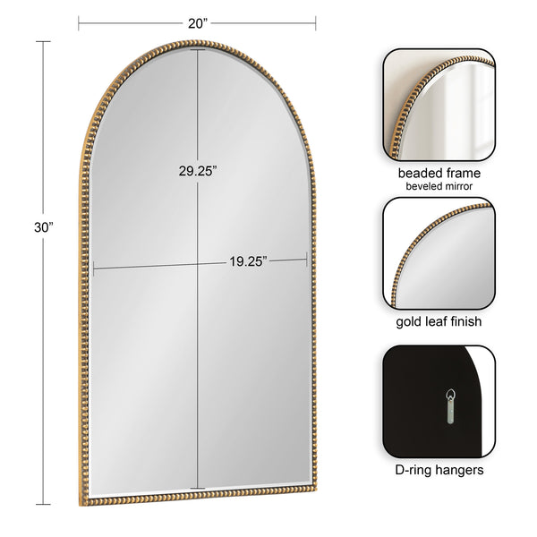 Kate & Laurel Gwendolyn Arch Wall Mirror