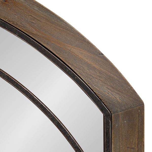 Kate & Laurel Haldron Wood Arch Mirror