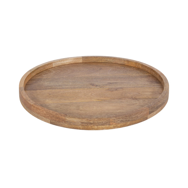kate & laurel Halsey Round Lazy Susan Tray