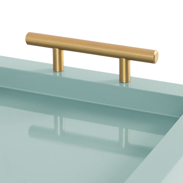 Kate & Laurel Halsey Wood Rectangle Decorative Tray