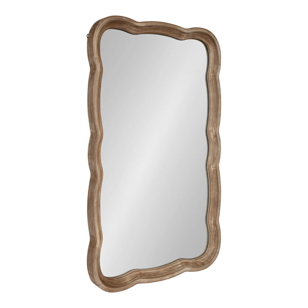 Kate & Laurel Hatherleigh Scallop Wood Wall Mirror