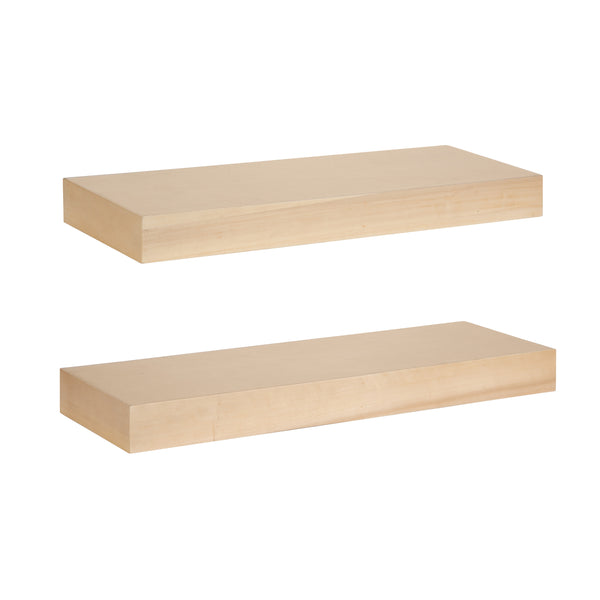 Kate & Laurel Havlock Wood Floating Shelves