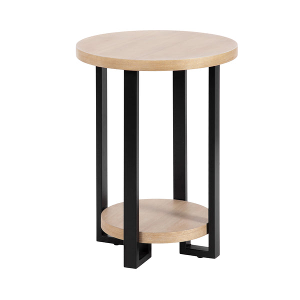 kate & laurel Hendricks Round Side Table