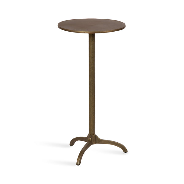kate & laurel Henshall Metal Round Side Table