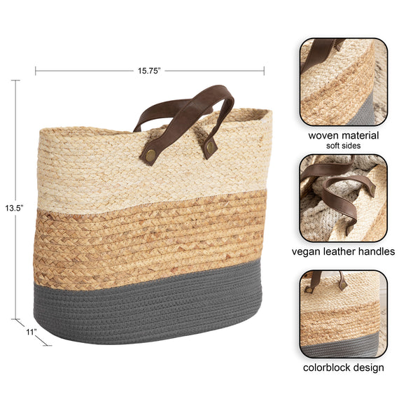 Kate & Laurel Hermosa Woven Basket