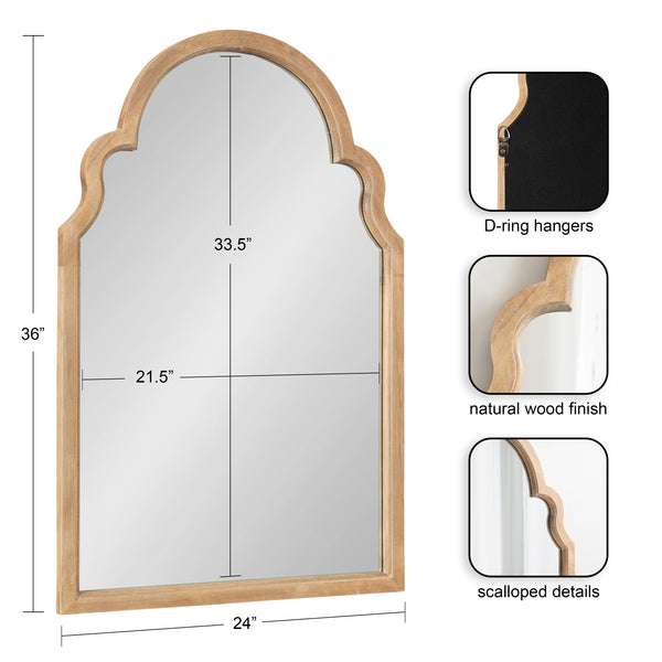 Kate & Laurel Hogan Arch Framed Mirror