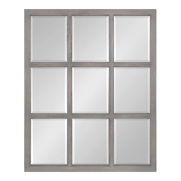 Kate & Laurel Hogan Windowpane Framed Wall Mirror