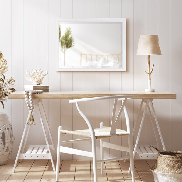 Kate & Laurel Hogan Wood Framed Wall Mirror