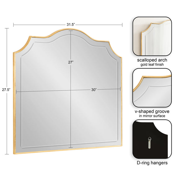 Kate & Laurel Hollyn Arched Wall Mirror