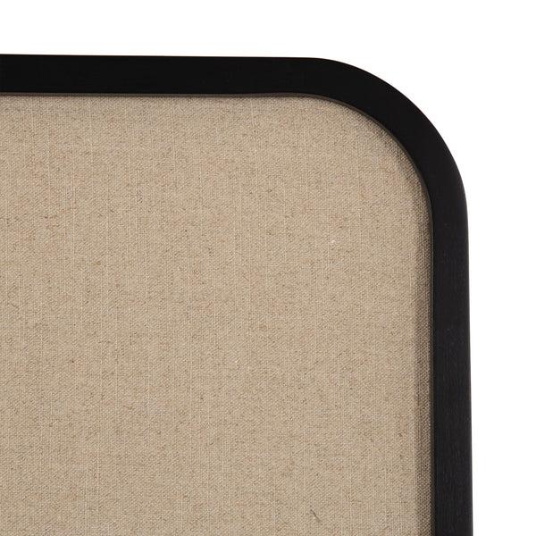 Kate & Laurel Hutton Wood Framed Fabric Pinboard