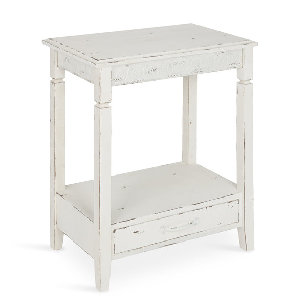 kate & laurel Idabelle Wood Side Table