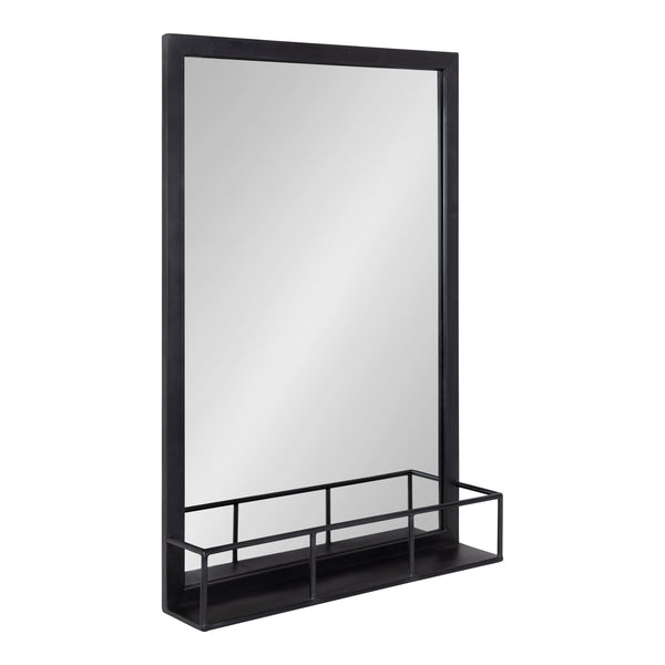 Kate & Laurel Jackson Metal Frame Mirror With Shelf
