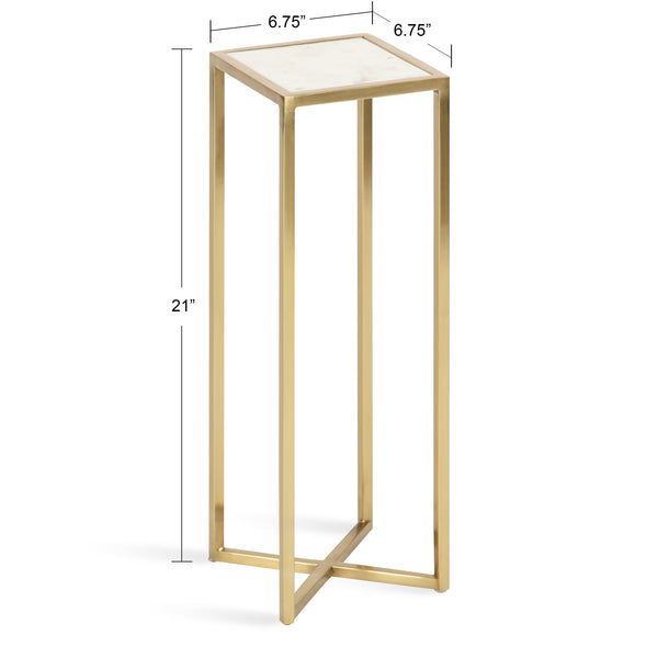 Kate & Laurel Jaspur Square Metal End Table