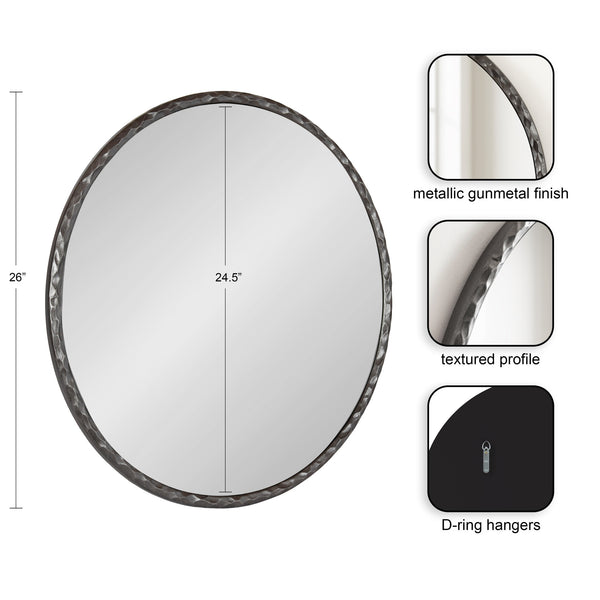 Kate & Laurel Jedda Decorative Wall Mirror