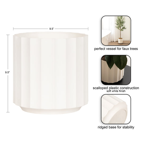 Kate & Laurel Jibbs Round Planter