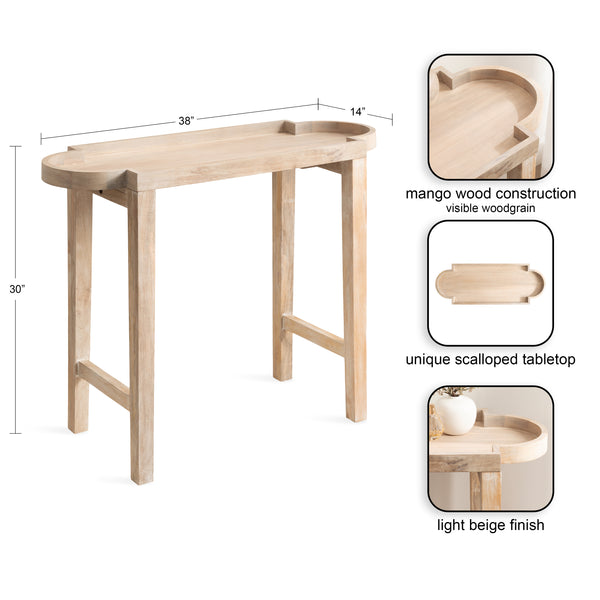 Kate & Laurel Jovie Wood Console Table