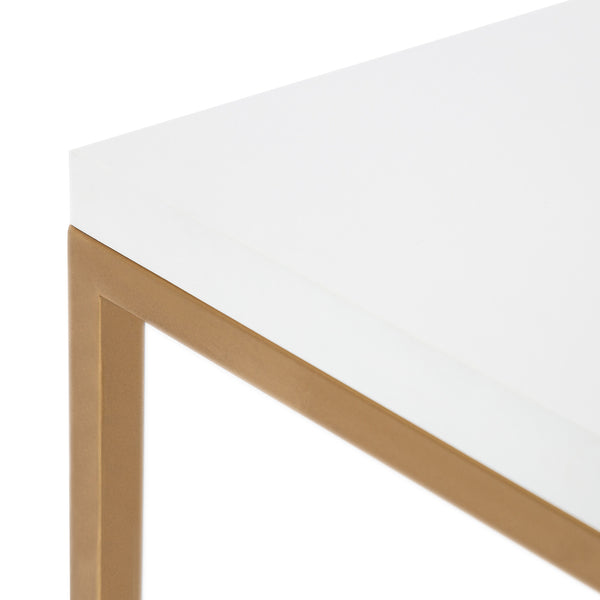 Kate & Laurel Kaya Wood And Metal Coffee Table