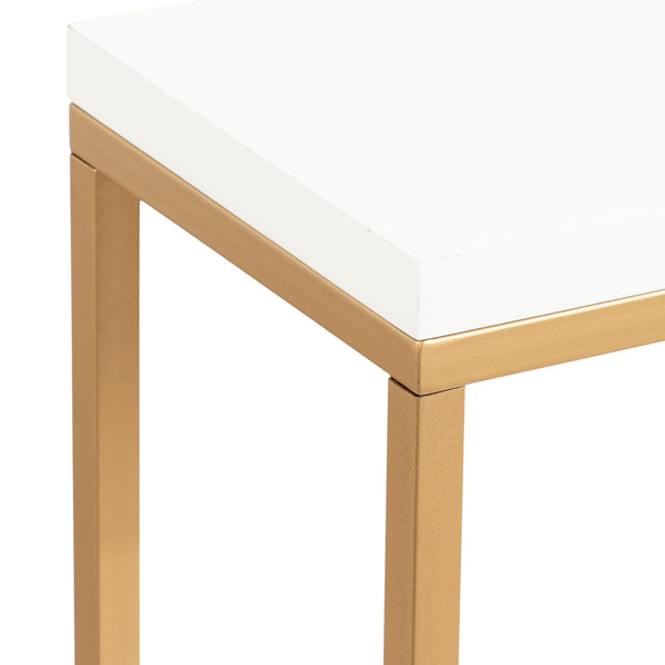 Kate & Laurel Kaya Wood And Metal Console Table