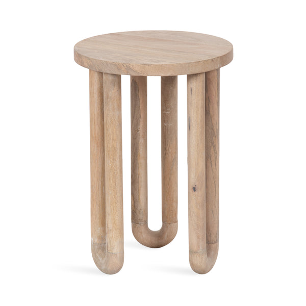 kate & laurel Kenzo Wood Side Table