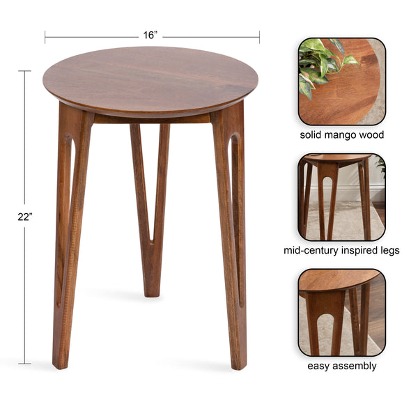 Kate & Laurel Kershaw Round Side Table