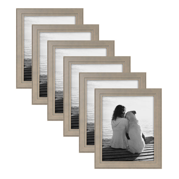kate & laurel Kieva 8x10 Wood Picture Frame Set of 6