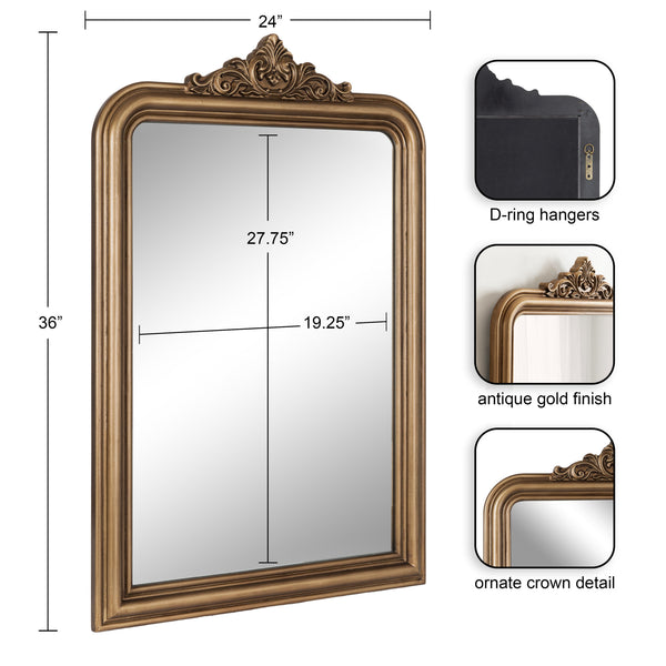 Kate & Laurel Kinsman Arch Wall Mirror