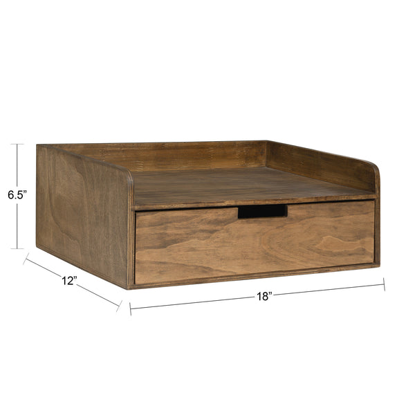Kate & Laurel Kitt Floating Shelf Side Table