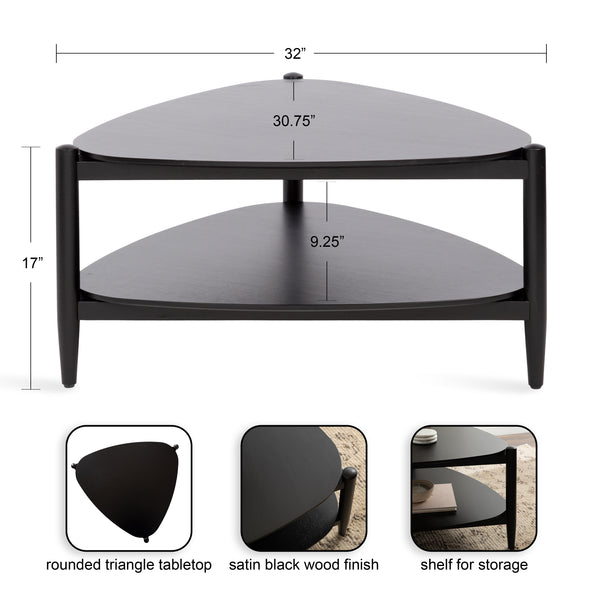 Kate & Laurel Knowlton Wood Coffee Table