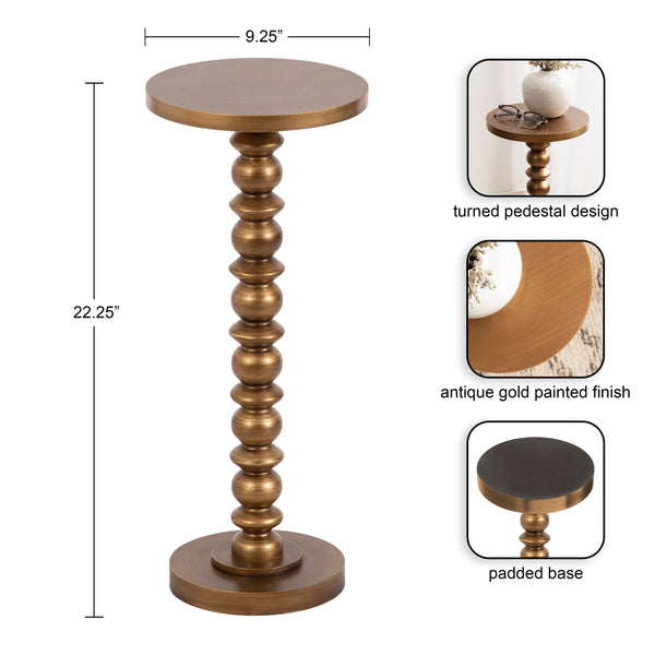Kate & Laurel Konya Round Drink Table