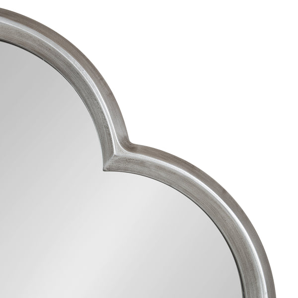 Kate & Laurel Krisi Scalloped Framed Wall Mirror
