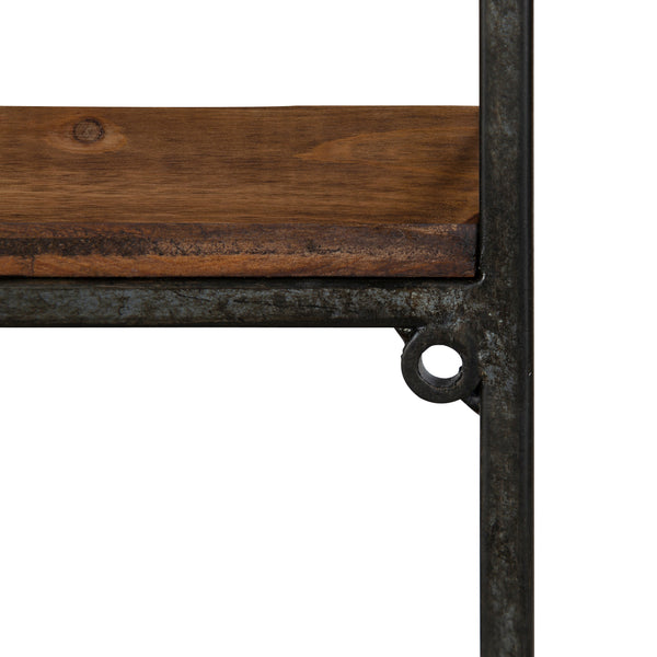 Kate & Laurel Lander Rustic Hanging Wall Shelf