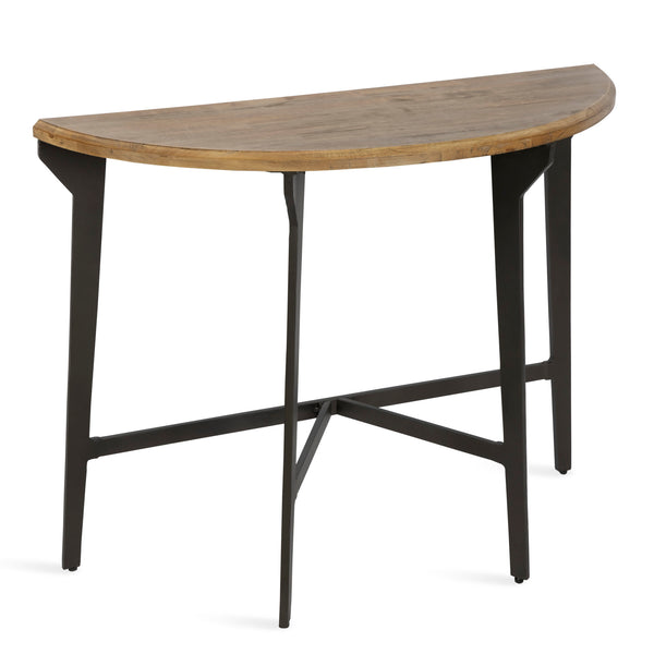 kate & laurel Langdon Wood and Metal Console Table