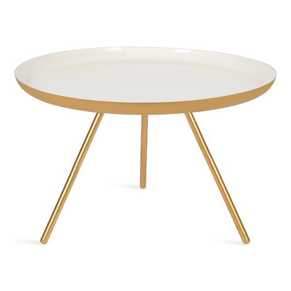 Kate & Laurel Laranya Round Metal Coffee Table