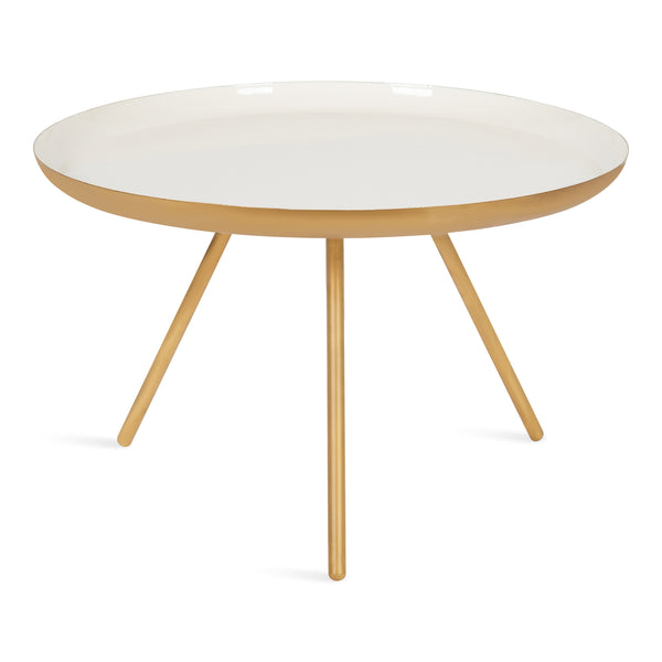 Kate & Laurel Laranya Round Metal Coffee Table