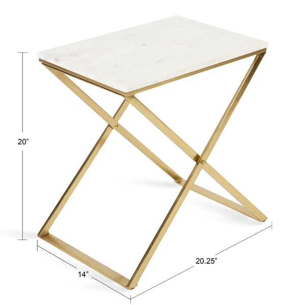 Kate & Laurel Laraway Folding Side Table