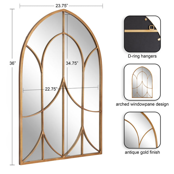 Kate & Laurel Larisa Framed Arch Mirror