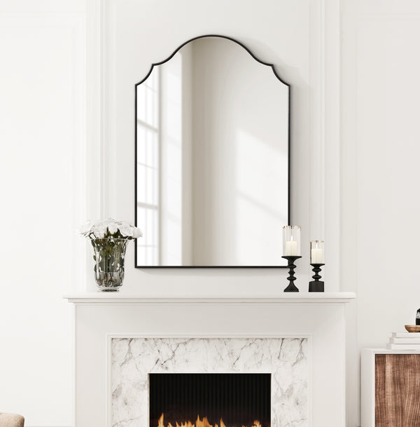 Kate & Laurel Leanna Framed Arch Wall Mirror