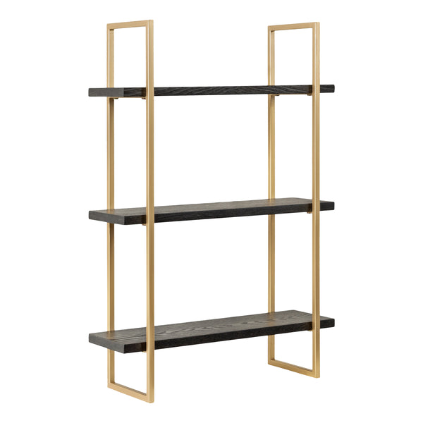 kate & laurel Leigh Wood and Metal Wall Shelf