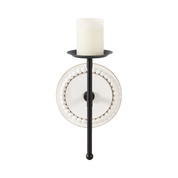 Kate & Laurel Letta Wood/Metal Sconce